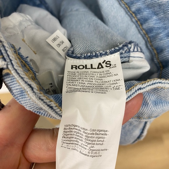 ROLLA’S, Heidi Loose Straight Leg Denim, BNWT - Picture 5 of 5